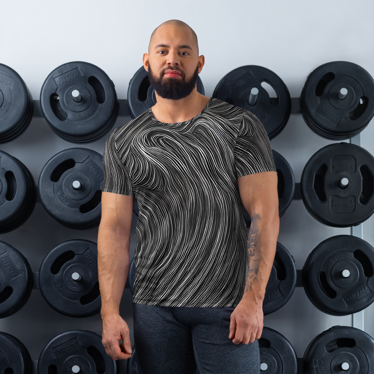 Men's Athletic T-Shirt - Wirth Waves