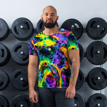 Men's Athletic T-Shirt - Vivid Veil