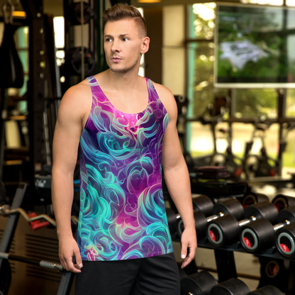 Men's Tank Top - Galactic Bloom