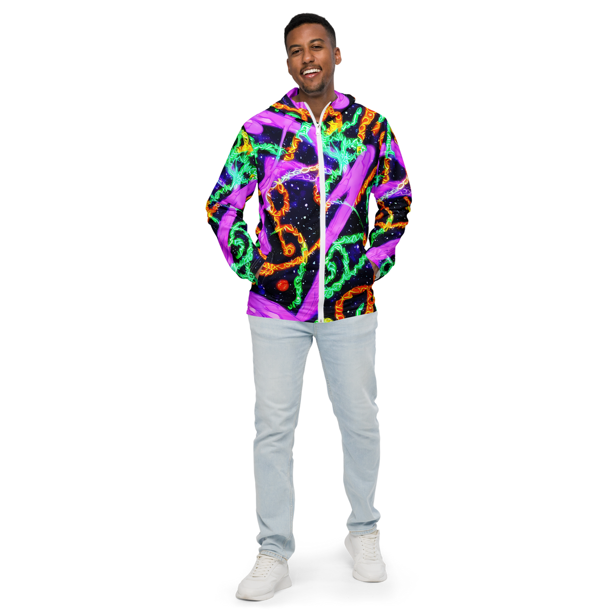 Men's Windbreaker - Enckell's Nebula