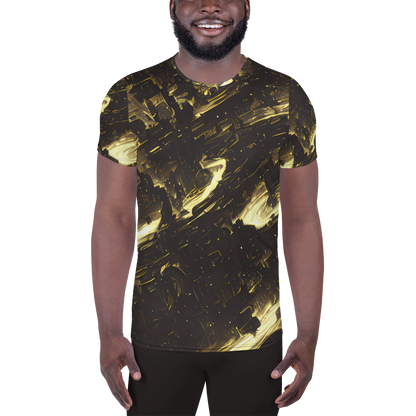 Men's Athletic T-Shirt - Oceanic Echo