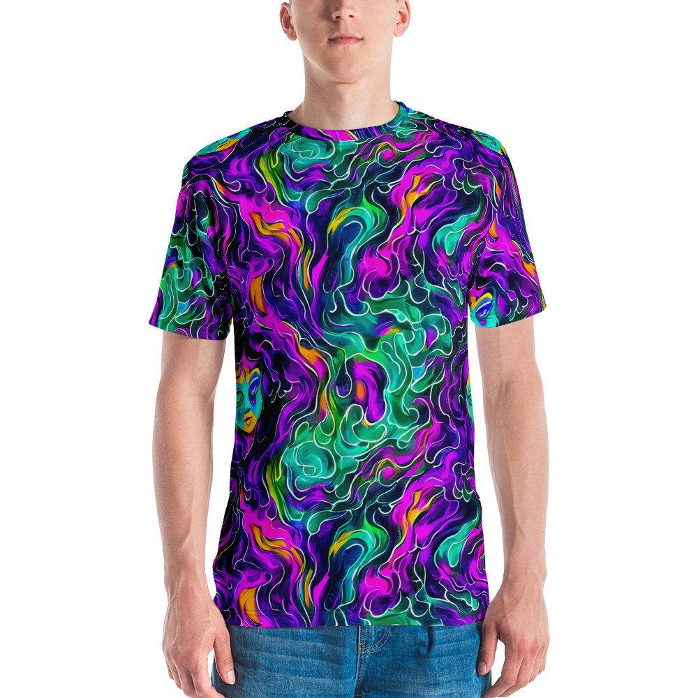 Men's Crew Neck T-Shirt - Vortex Dream