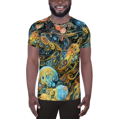 Men's Athletic T-Shirt - Wild Cosmos