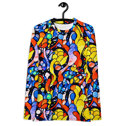 Women's Rash Guard - Supernova Symphony