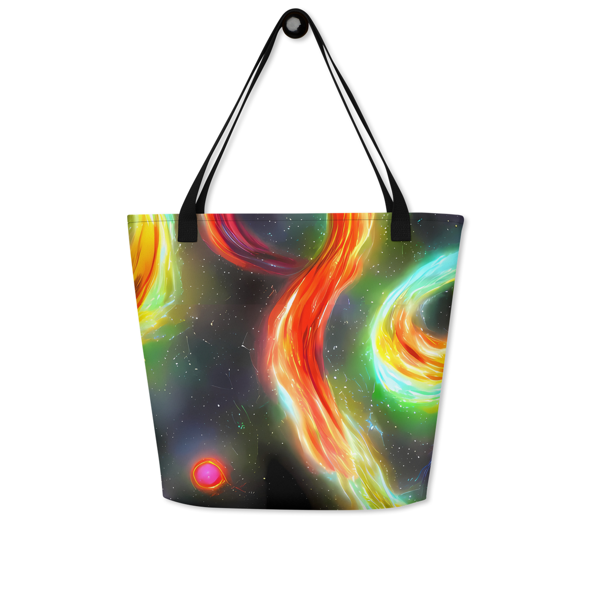 Large Tote Bag w/ Pocket - Sherwood Swirl