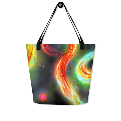 Large Tote Bag w/ Pocket - Sherwood Swirl