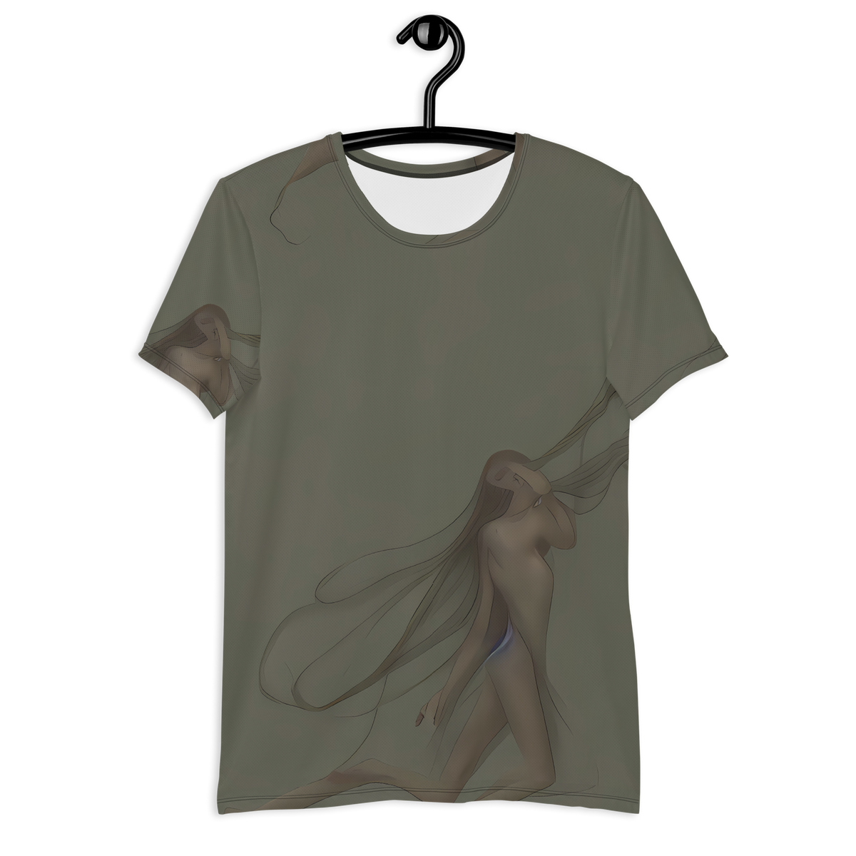 Men's Athletic T-Shirt - Valsecchi's Veil