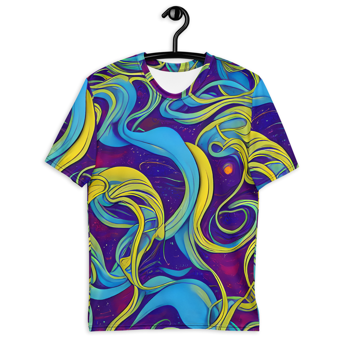 Men's Crew Neck T-Shirt - Stellar Swirls