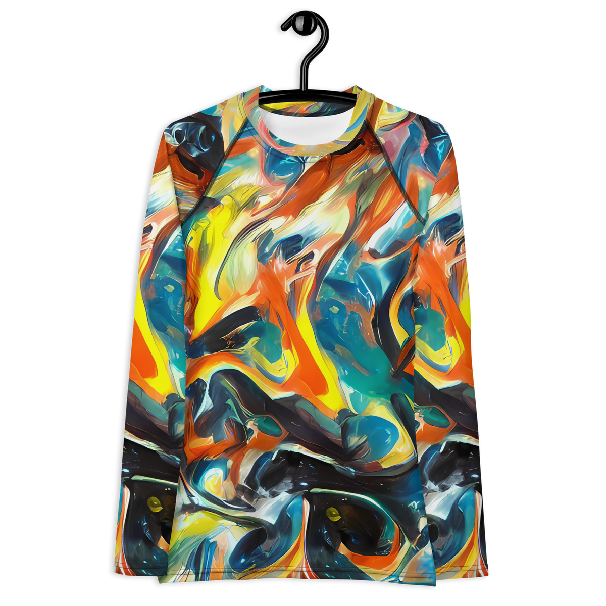 Women's Rash Guard - Chromatic Vortex