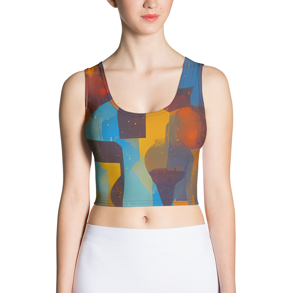 Crop Top - Cubist Dusk