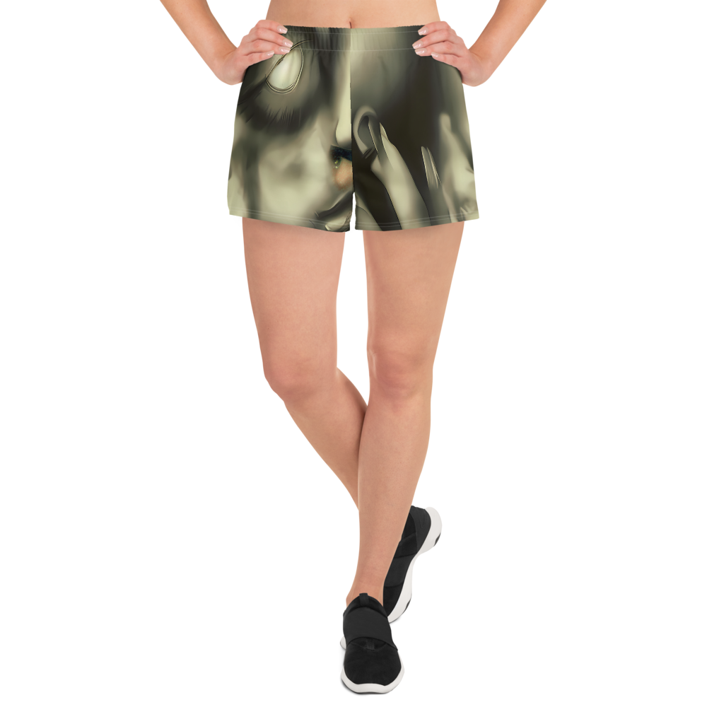 Women’s Athletic Shorts - Newtonian Whisper