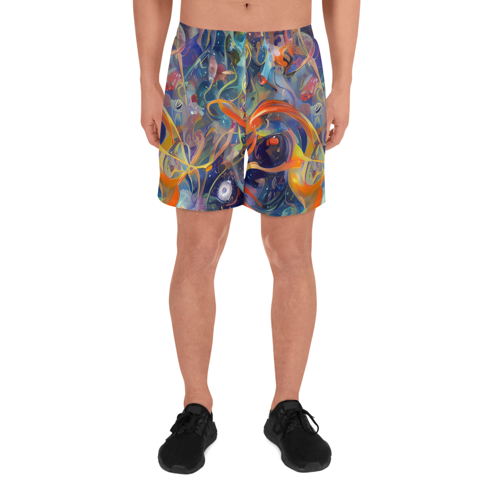 Men's Athletic Shorts - Spectral Swathe