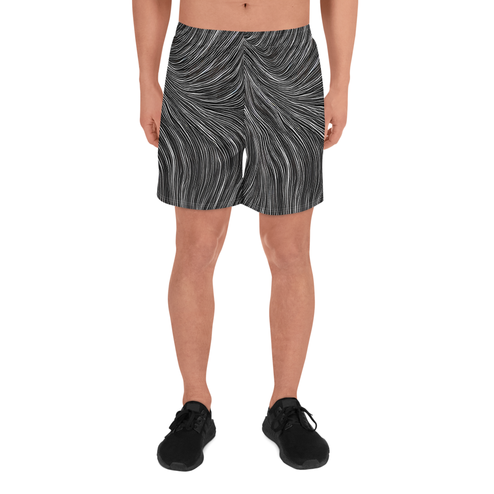 Men's Athletic Shorts - Wirth Waves
