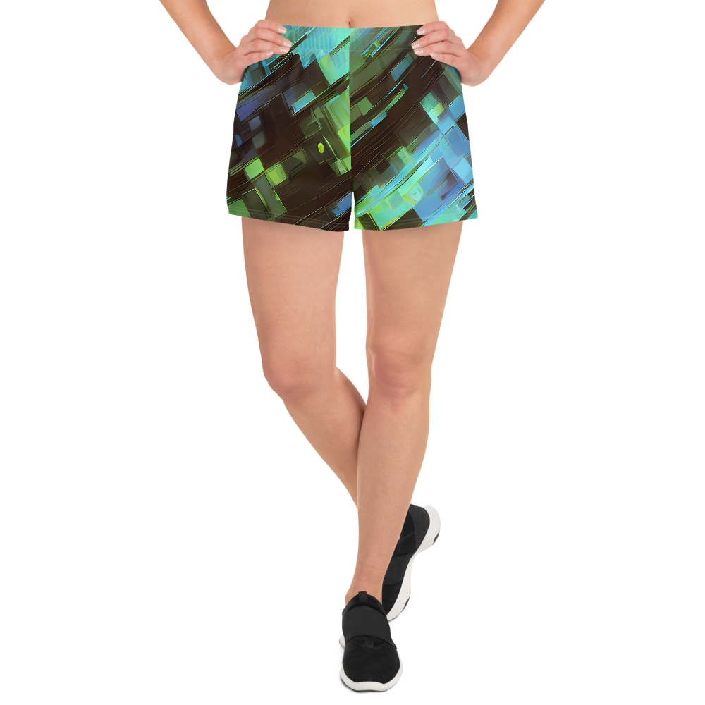 Women’s Athletic Shorts - Cyber Shard