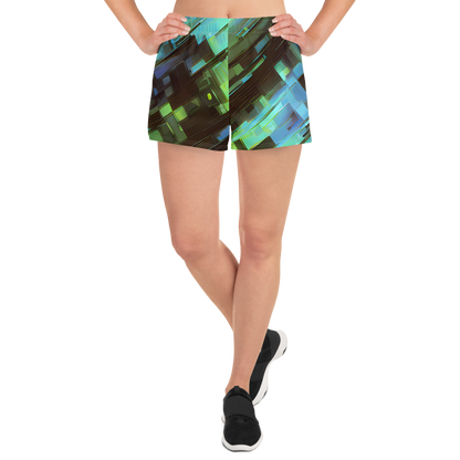 Women’s Athletic Shorts - Cyber Shard