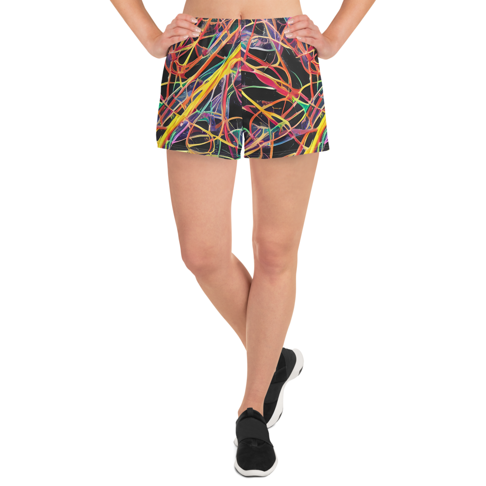 Women’s Athletic Shorts - Acconci Twirl