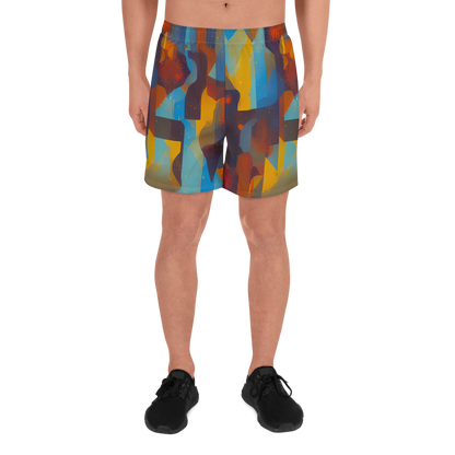 Men's Athletic Shorts - Cubist Dusk