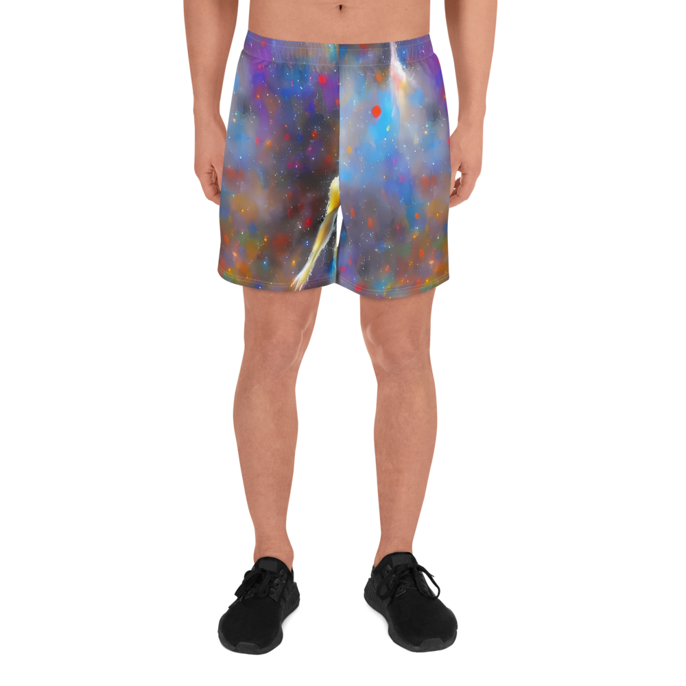 Men's Athletic Shorts - Impressionist Drift