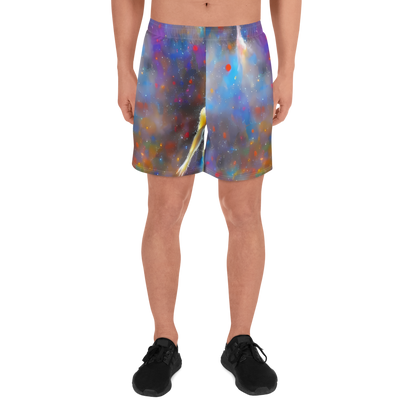 Men's Athletic Shorts - Impressionist Drift