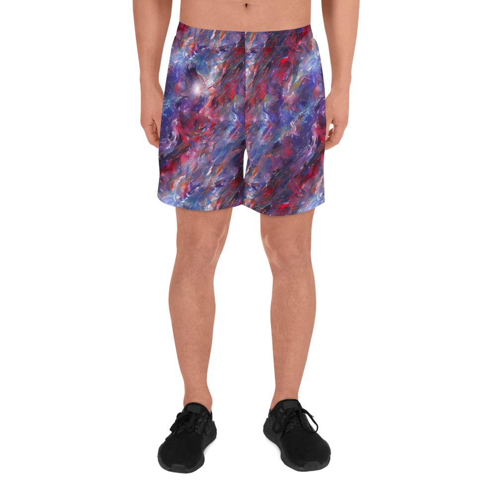 Men's Athletic Shorts - Nihei Nightscape