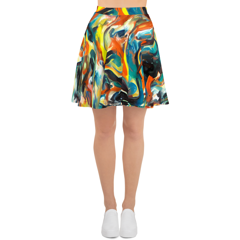 Skater Skirt - Chromatic Vortex