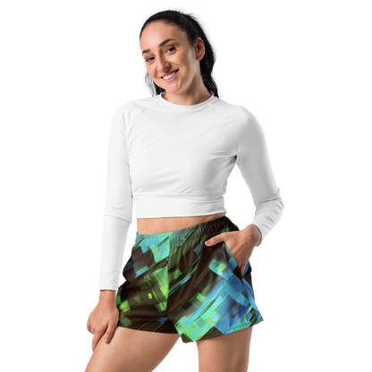 Women’s Athletic Shorts - Cyber Shard