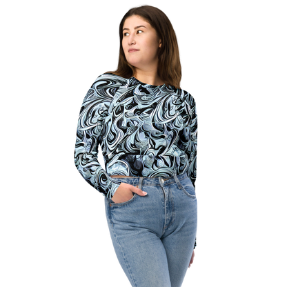 Long Sleeve Crop Top - Horkey's Nebula
