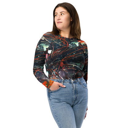 Long Sleeve Crop Top - Chaos Canvas