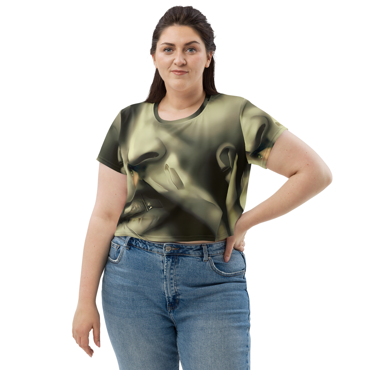 Women's Crop Tee - Newtonian Whisper