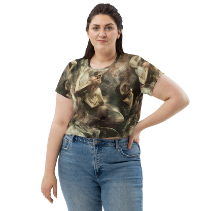Women's Crop Tee - Ceramic Swirl