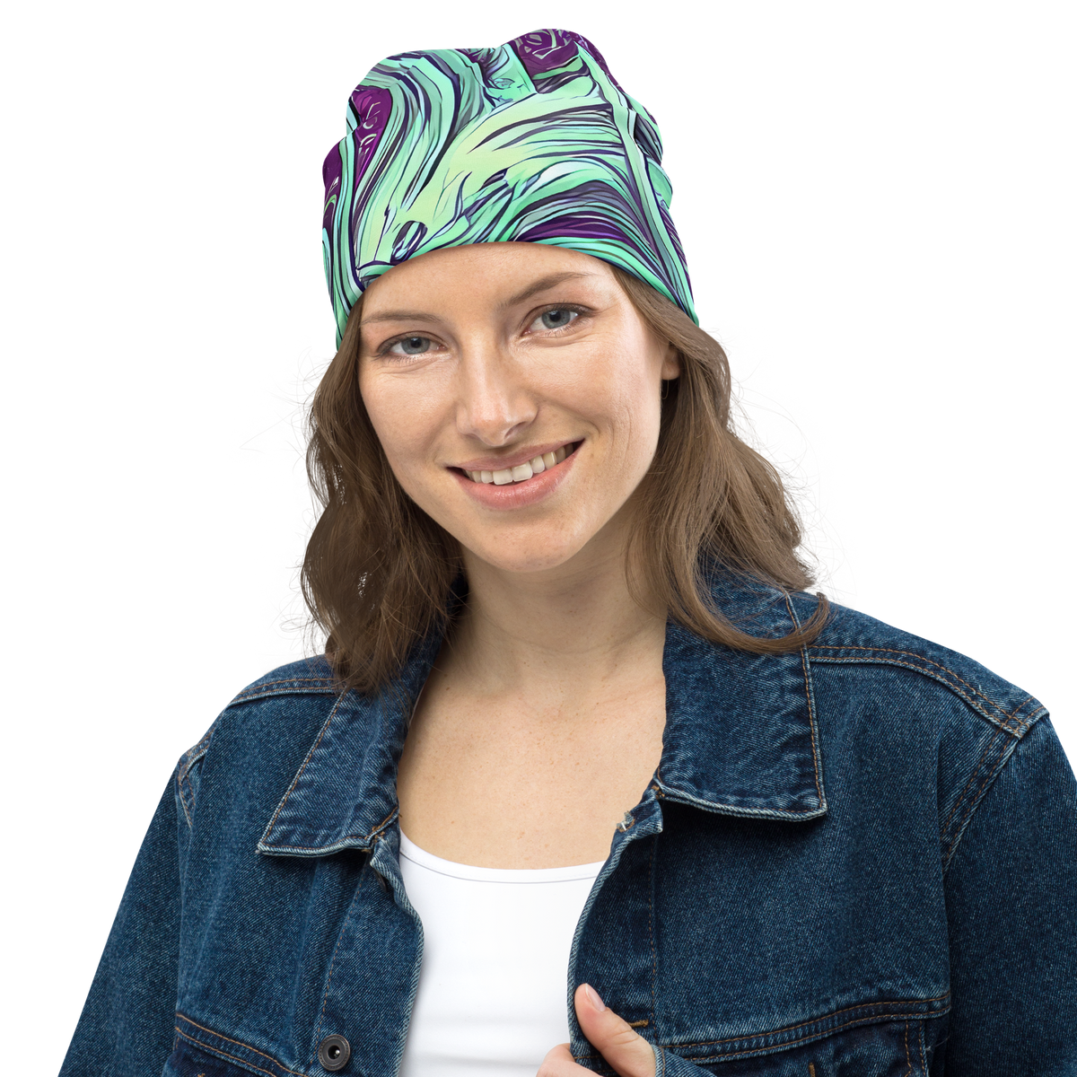 Beanie - Temple Swirls