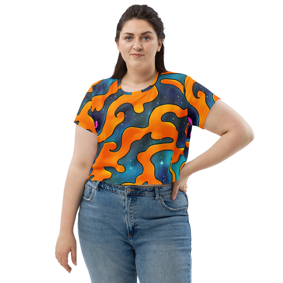 Women's Crop Tee - Criswell Cosmos