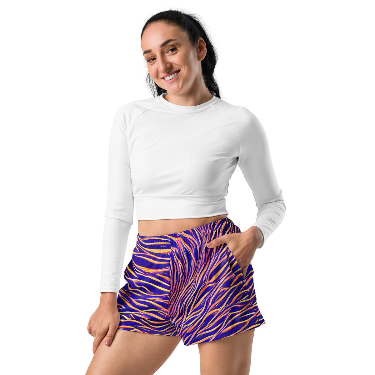 Women’s Athletic Shorts - Vortex Strands