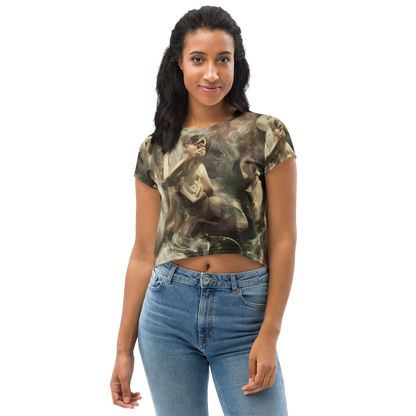 Women's Crop Tee - Ceramic Swirl