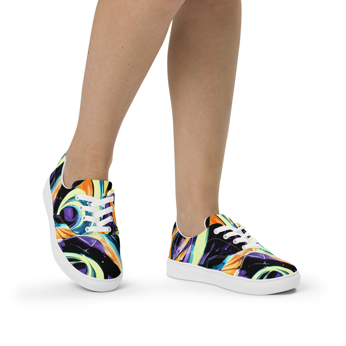 Women's Lace-Up Canvas Shoes - Dorothy's Whirl