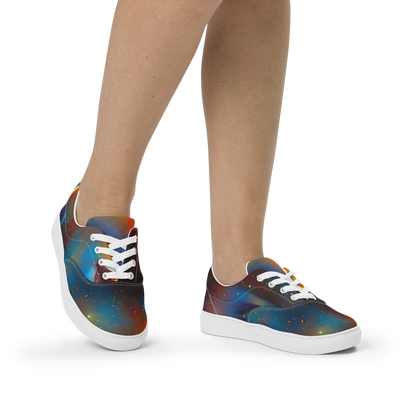 Women's Lace-Up Canvas Shoes - Celestial Vogue