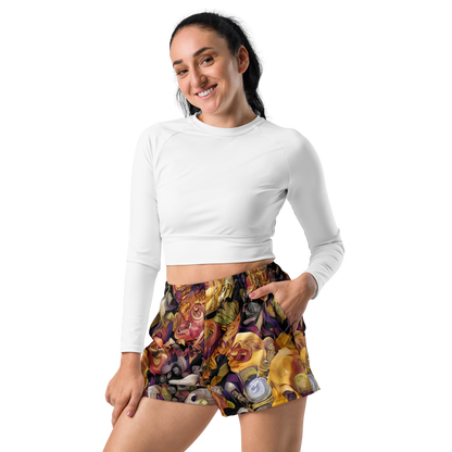 Women’s Athletic Shorts - Arcimboldo Abundance