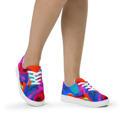 Women's Lace-Up Canvas Shoes - Irvin Rhapsody