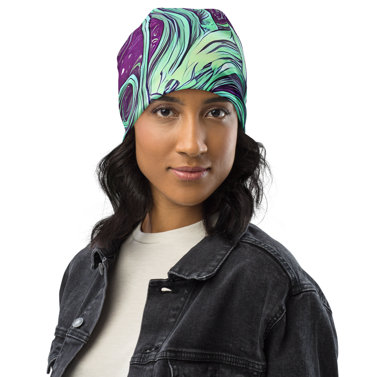 Beanie - Temple Swirls