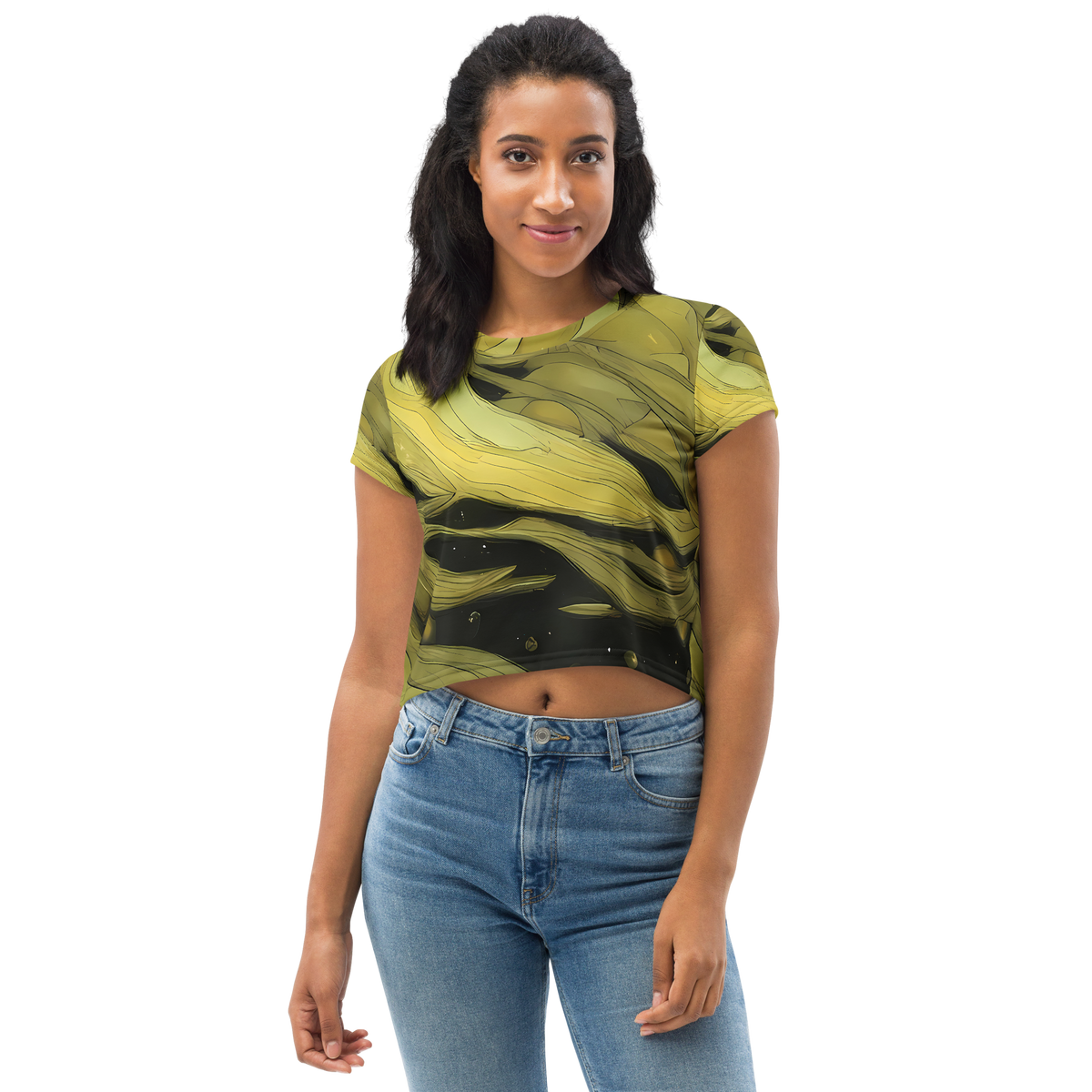Women's Crop Tee - Whispered Breeze