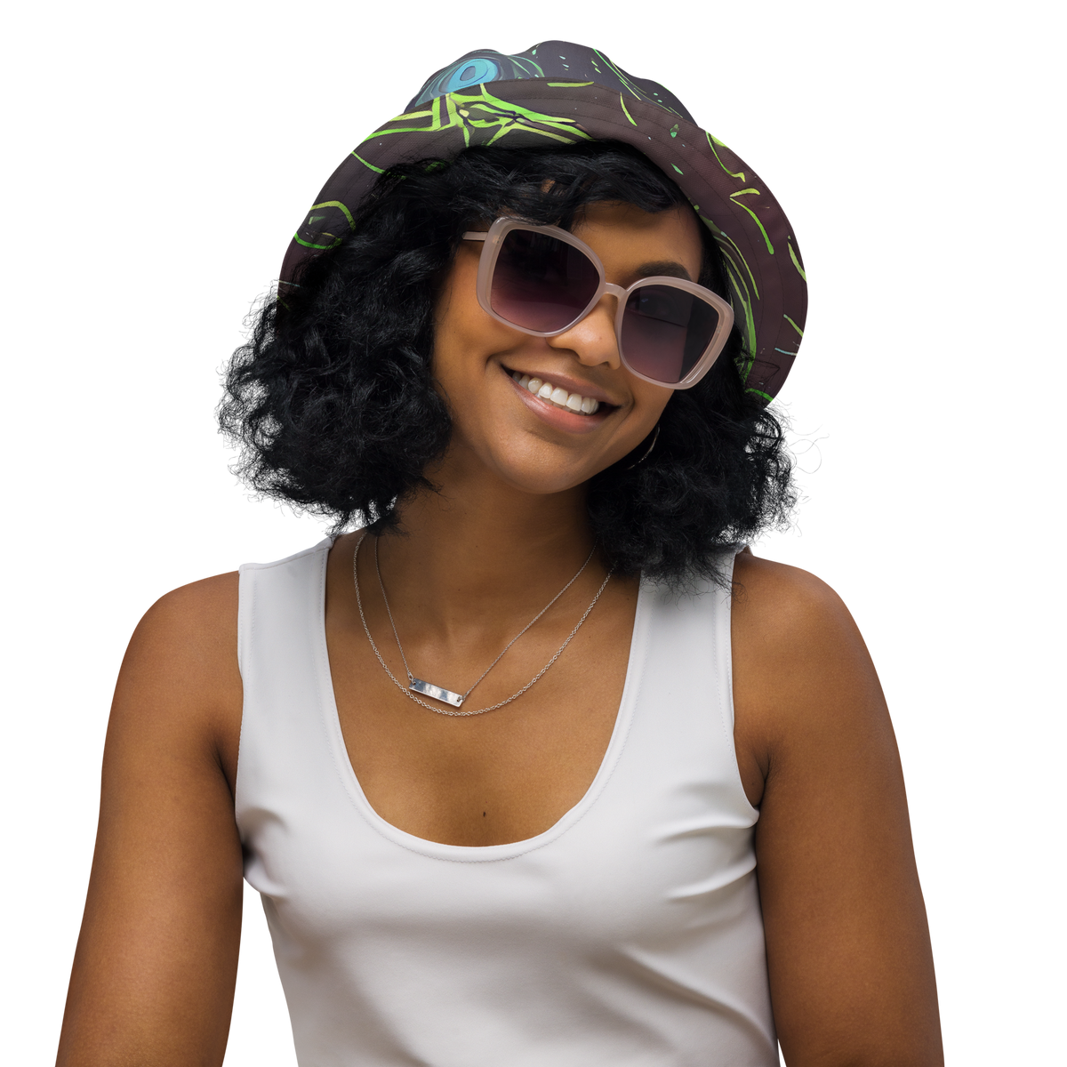 Reversible Bucket Hat - Starfield Scrolls