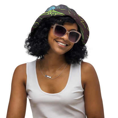 Reversible Bucket Hat - Starfield Scrolls