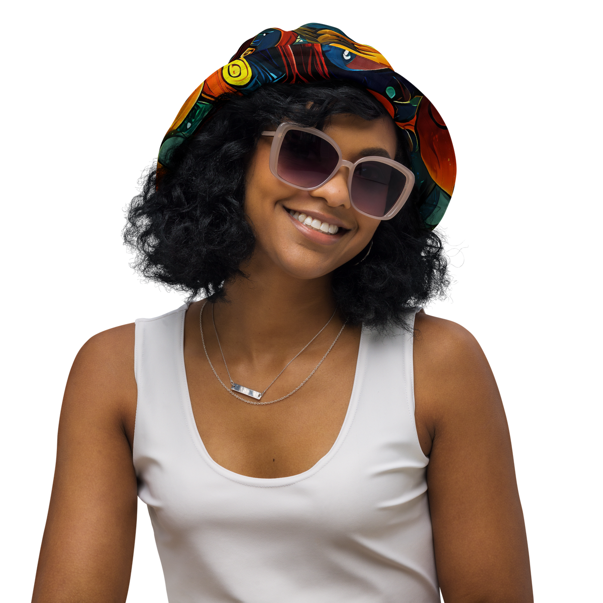 Reversible Bucket Hat - Duncanson Dream