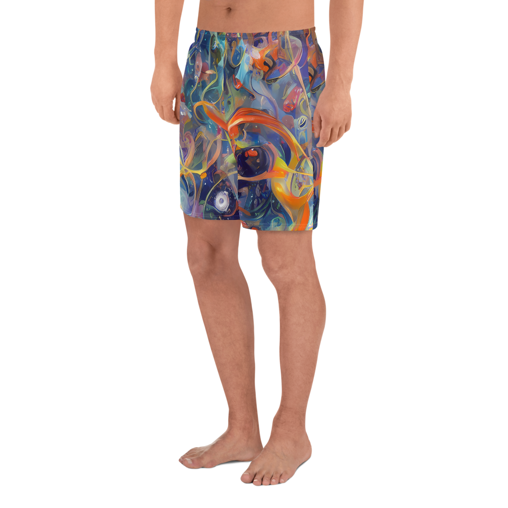 Men's Athletic Shorts - Spectral Swathe