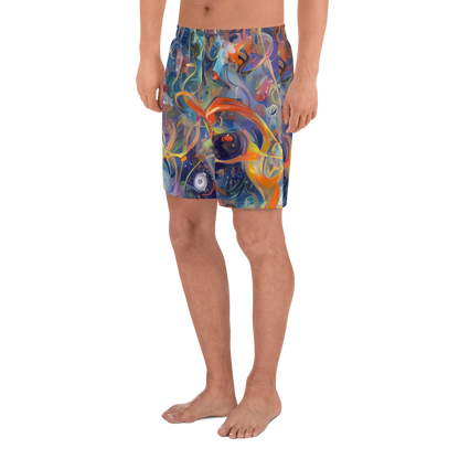 Men's Athletic Shorts - Spectral Swathe