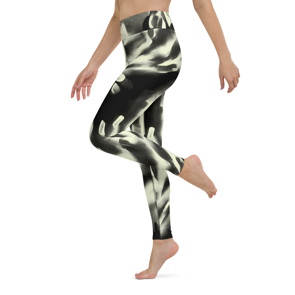 Yoga Leggings - Shadowed Mystique