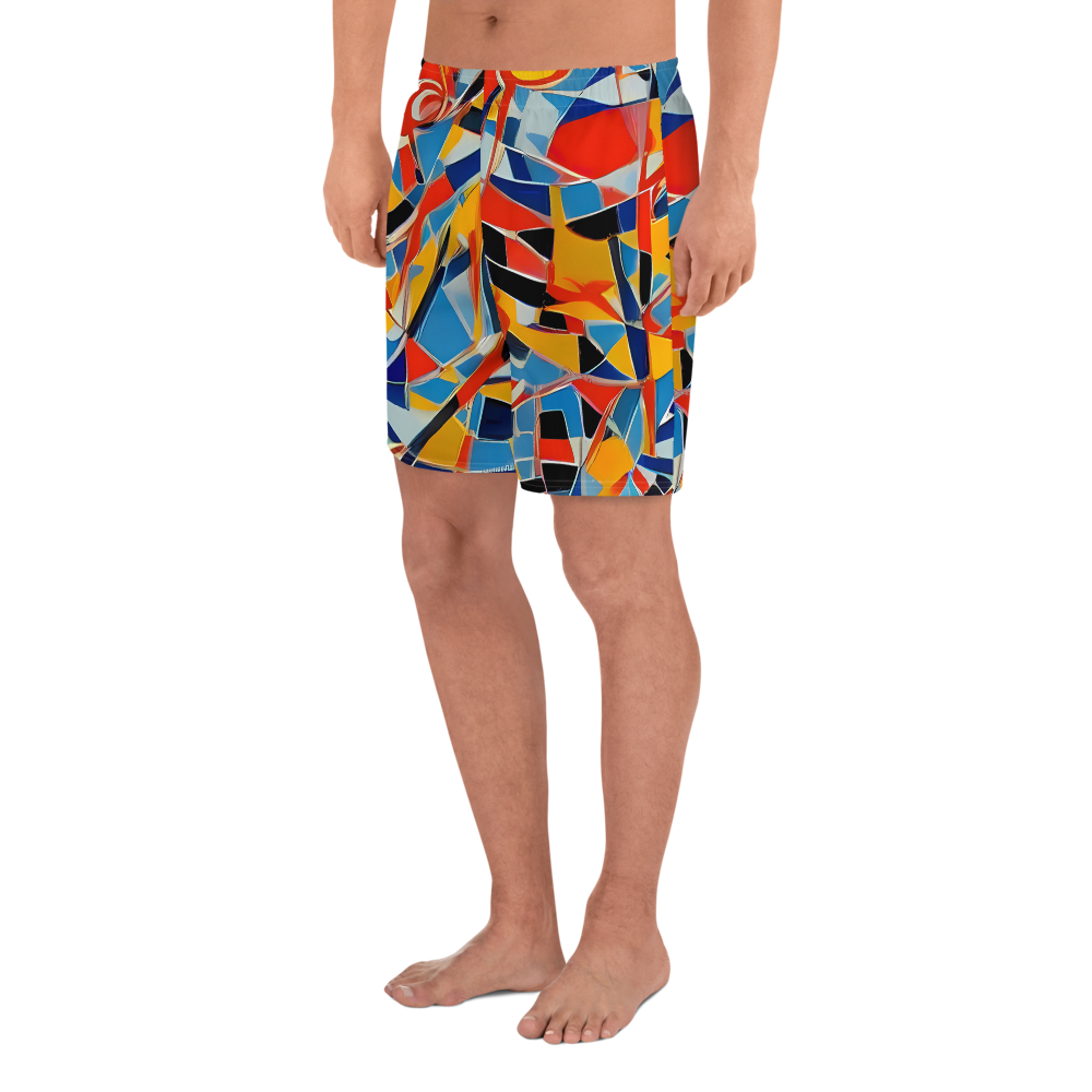 Men's Athletic Shorts - Abstract Mingle