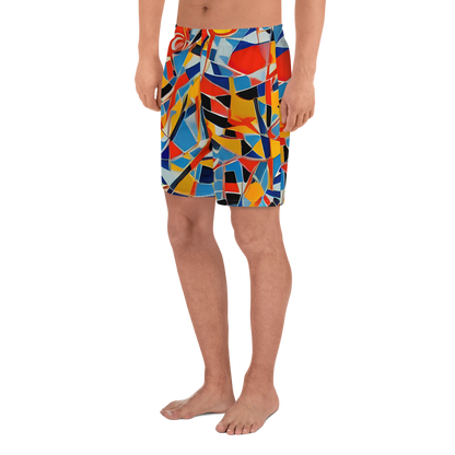 Men's Athletic Shorts - Abstract Mingle