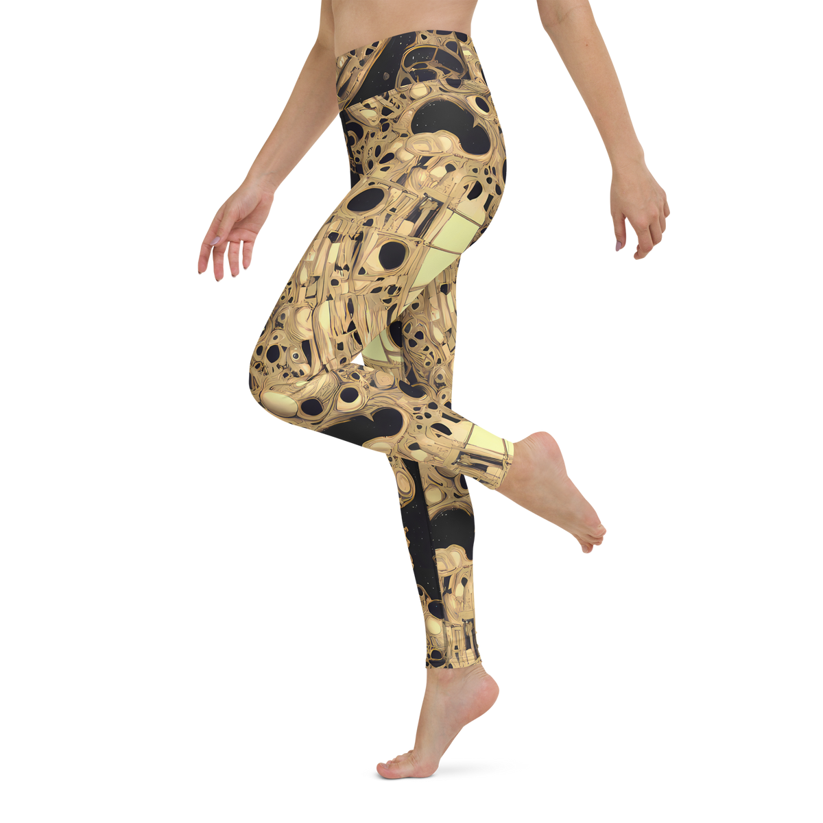 Yoga Leggings - Baroque Orbit
