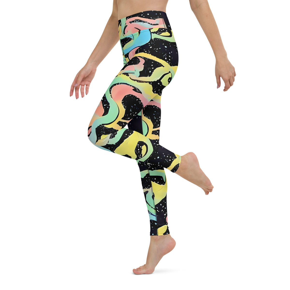 Yoga Leggings - Mcguire Wavelength